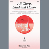 Download or print All Glory, Laud and Honor (arr. Joseph M. Martin and David Angerman) Sheet Music Printable PDF 8-page score for Sacred / arranged SATB Choir SKU: 1409784.