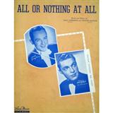 Download or print All Or Nothing At All Sheet Music Printable PDF 4-page score for Jazz / arranged Piano, Vocal & Guitar (Right-Hand Melody) SKU: 13618.