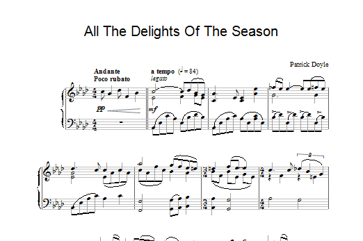 Download Patrick Doyle All The Delights Of The Season (from Se Sheet Music