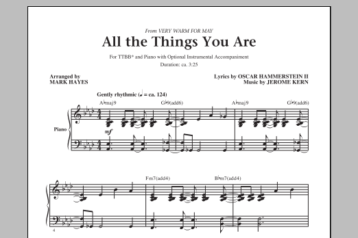 Download Mark Hayes All The Things You Are Sheet Music