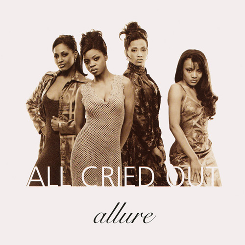 Download or print Allure All Cried Out (feat. 112) Sheet Music Printable PDF 5-page score for Pop / arranged Piano, Vocal & Guitar Chords (Right-Hand Melody) SKU: 1236158.
