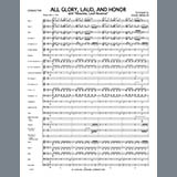 Download David Winkler All Glory, Laud, And Honor (with Hosanna, Loud Hosanna) - Flute 1 Sheet Music and Printable PDF Score for Full Orchestra