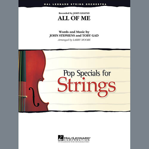 Download Larry Moore All of Me - Conductor Score (Full Score) Sheet Music and Printable PDF Score for String Quartet