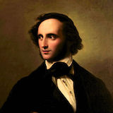 Download or print Felix Mendelssohn Bartholdy Allegretto Grazioso Sheet Music Printable PDF 4-page score for Classical / arranged Piano Solo SKU: 362640.
