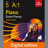 Download or print Allegro (Grade 5, list A1, from the ABRSM Piano Syllabus 2023 & 2024) Sheet Music Printable PDF 3-page score for Classical / arranged Piano Solo SKU: 1142289.