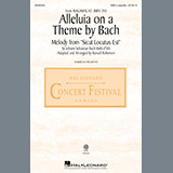 Download or print Alleluia On A Theme By Bach (from Magnificat, BWV 243) (arr. Russell Robinson) Sheet Music Printable PDF 6-page score for Festival / arranged SAB Choir SKU: 1133135.