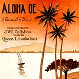 Download or print Aloha Oe Sheet Music Printable PDF 1-page score for Folk / arranged Ukulele with Strumming Patterns SKU: 95114.