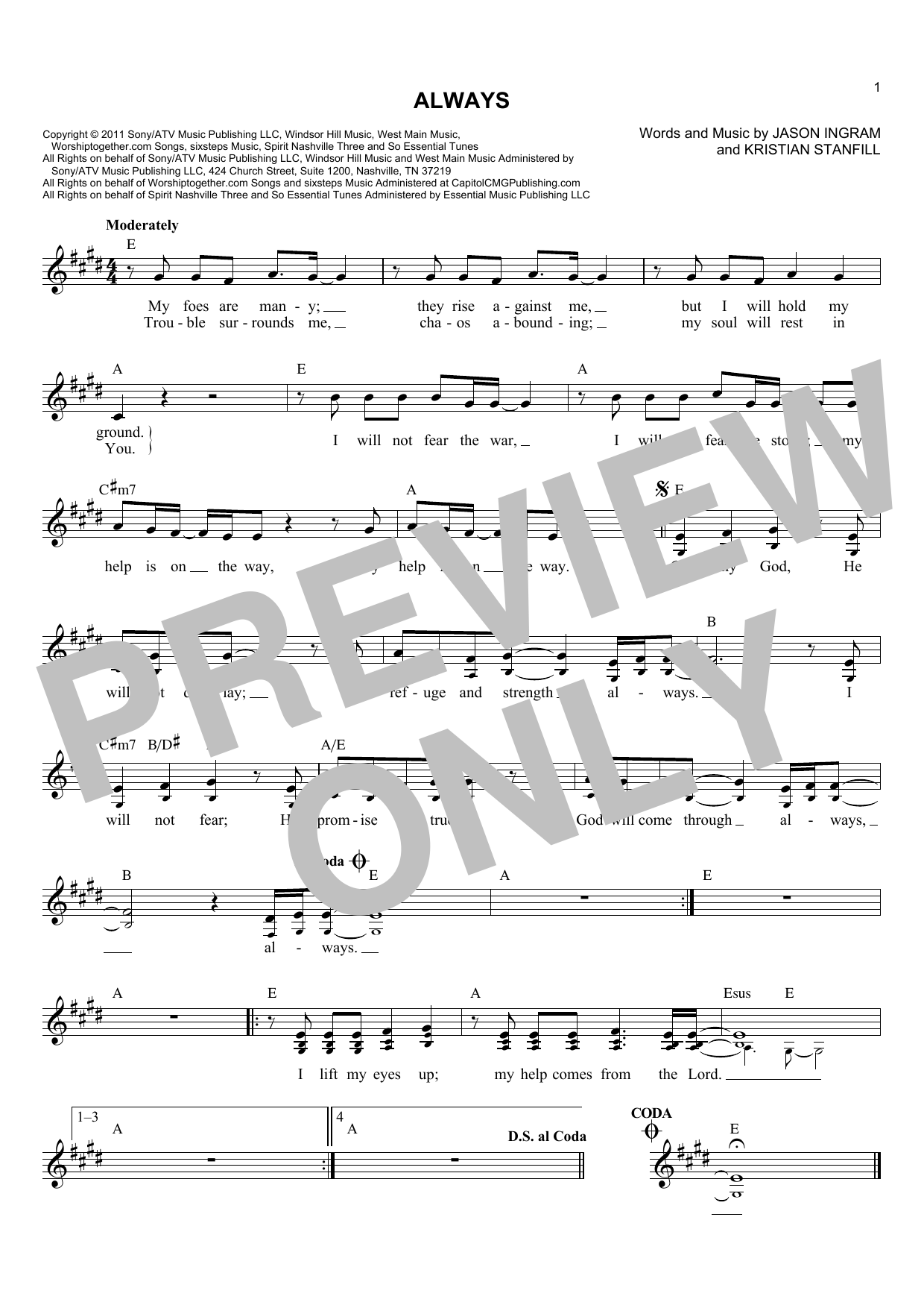 Download Passion Always Sheet Music