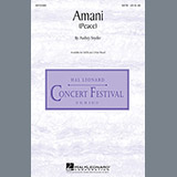 Download or print Amani (Peace) Sheet Music Printable PDF 9-page score for Concert / arranged SATB Choir SKU: 78721.