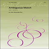 Download or print Ambiguous March - Full Score Sheet Music Printable PDF 12-page score for Concert / arranged Percussion Ensemble SKU: 372171.