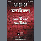 Download or print America (from West Side Story) (arr. William Stickles) Sheet Music Printable PDF 8-page score for Broadway / arranged SATB Choir SKU: 533460.