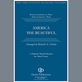 Download or print America The Beautiful Sheet Music Printable PDF 7-page score for Patriotic / arranged SATB Choir SKU: 459704.