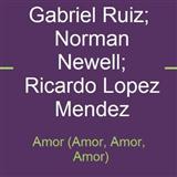 Download or print Amor (Amor, Amor, Amor) Sheet Music Printable PDF 4-page score for Latin / arranged Piano, Vocal & Guitar (Right-Hand Melody) SKU: 25686.