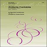 Download or print Andante Cantabile (from String Quartet No. 1, Op. 11) - 1st Bb Trumpet Sheet Music Printable PDF 3-page score for Classical / arranged Brass Ensemble SKU: 351421.