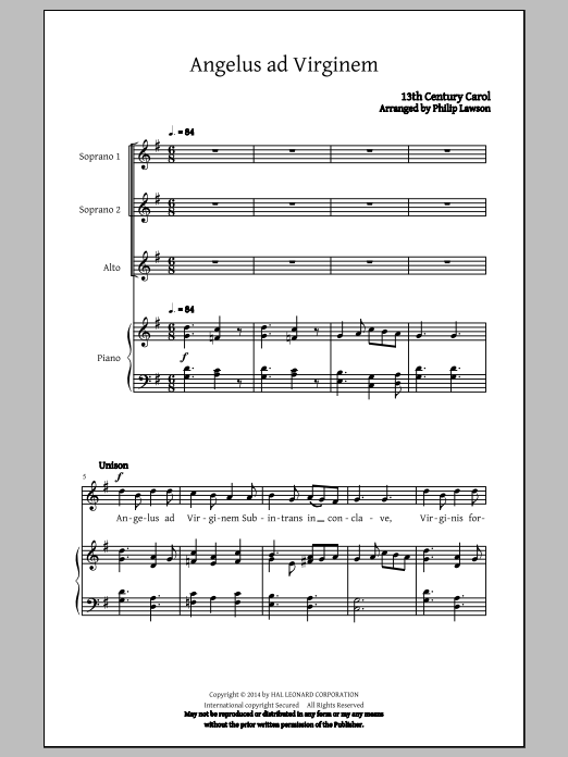 Download Philip Lawson Angels and Shepherds (Collection) Sheet Music