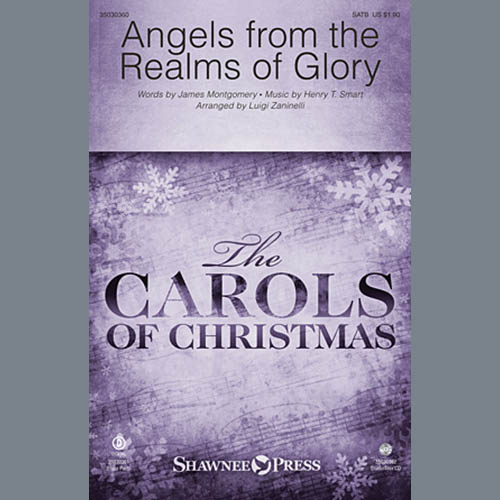 Download Luigi Zaninelli Angels from the Realms of Glory - Trombone 1 Sheet Music and Printable PDF Score for Choir Instrumental Pak