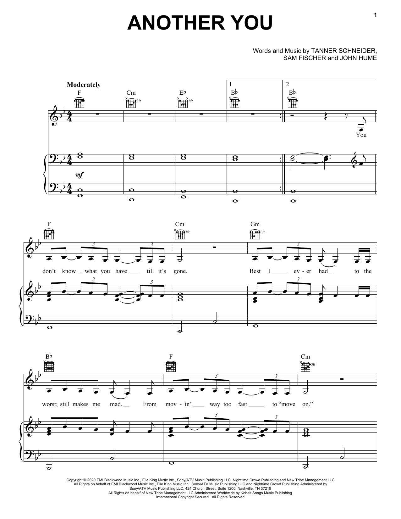 Download Elle King Another You Sheet Music