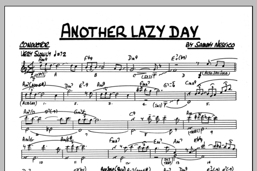 Download Sammy Nestico Another Lazy Day - Full Score Sheet Music