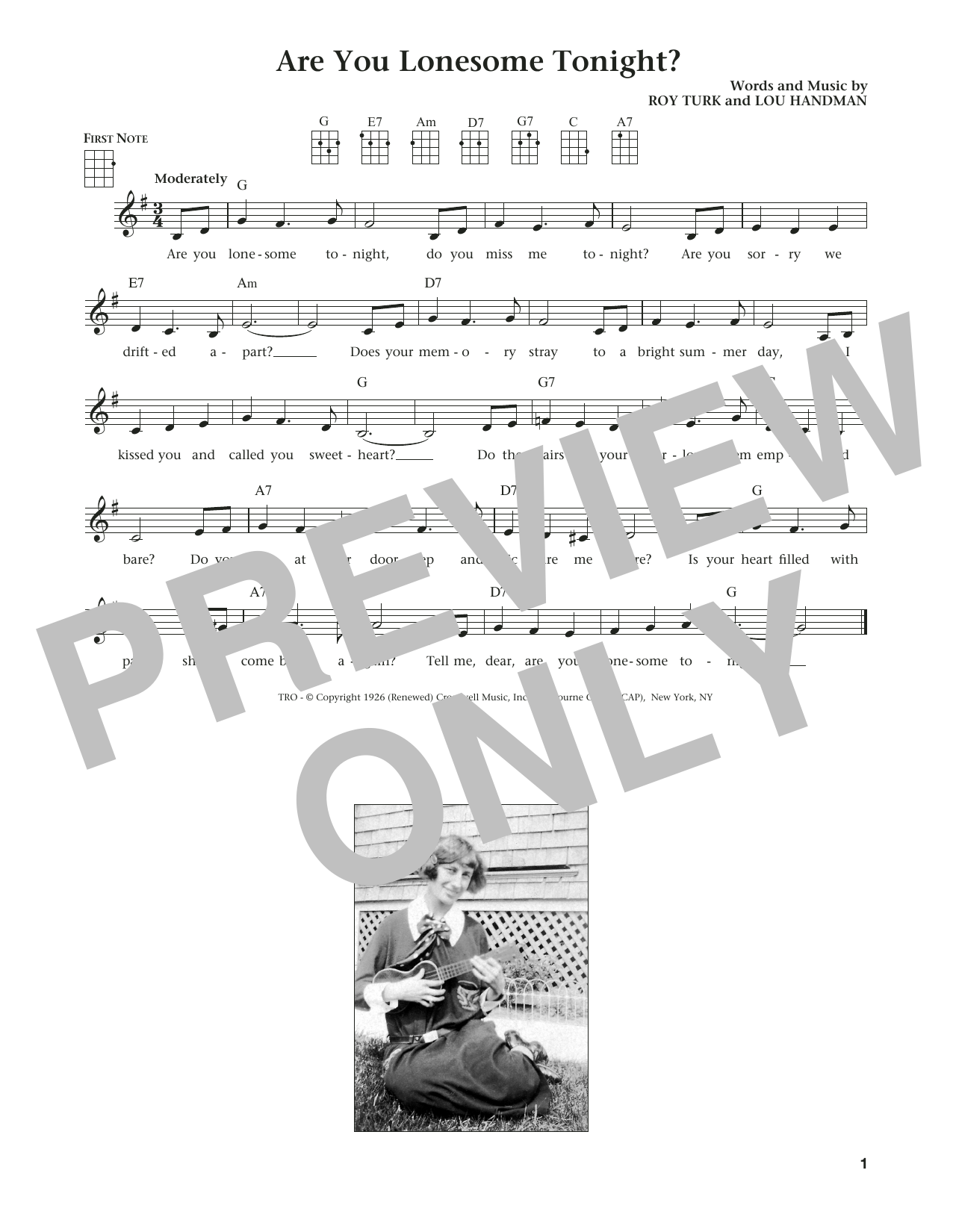 Download Elvis Presley Are You Lonesome Tonight? (from The Dai Sheet Music
