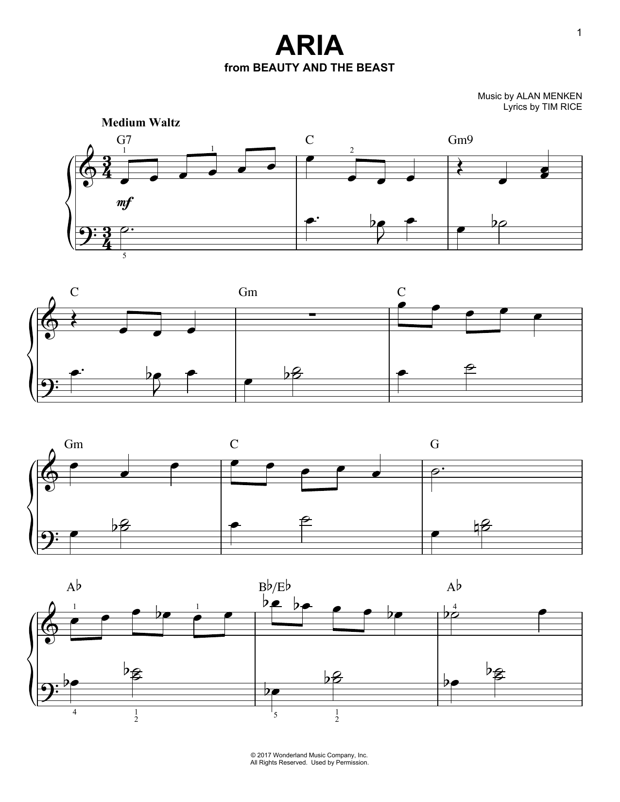 Download Audra McDonald Aria (from Beauty And The Beast) Sheet Music