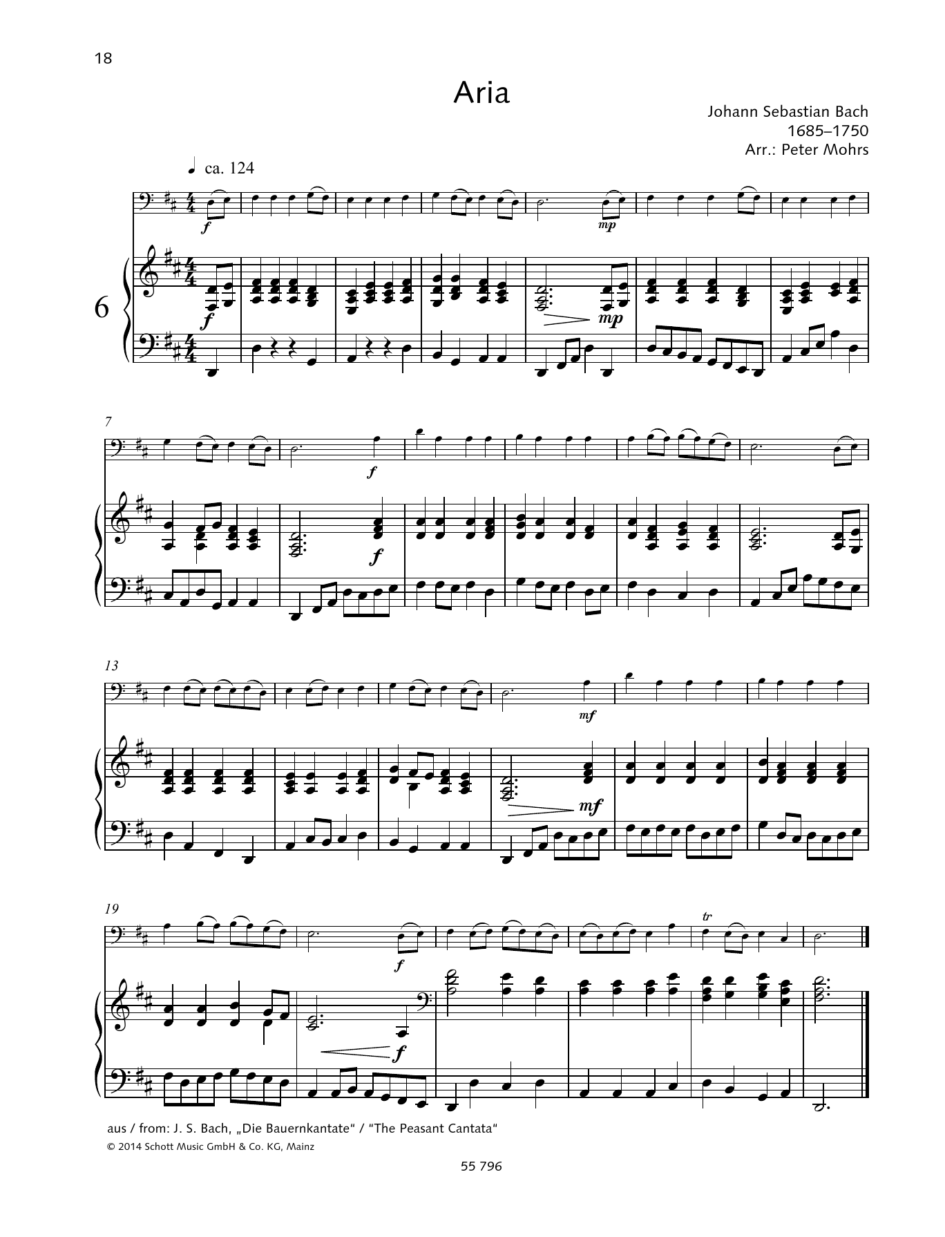 Download Johann Sebastian Bach Aria Sheet Music