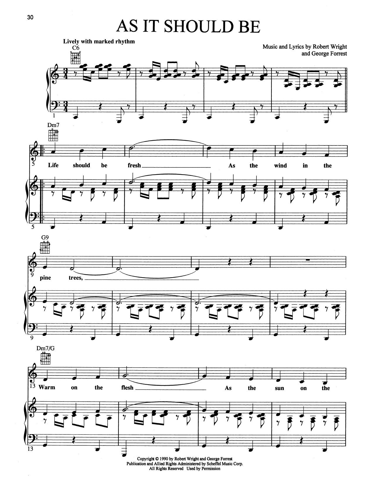 Download Maury Yeston As It Should Be (from Grand Hotel: The Sheet Music