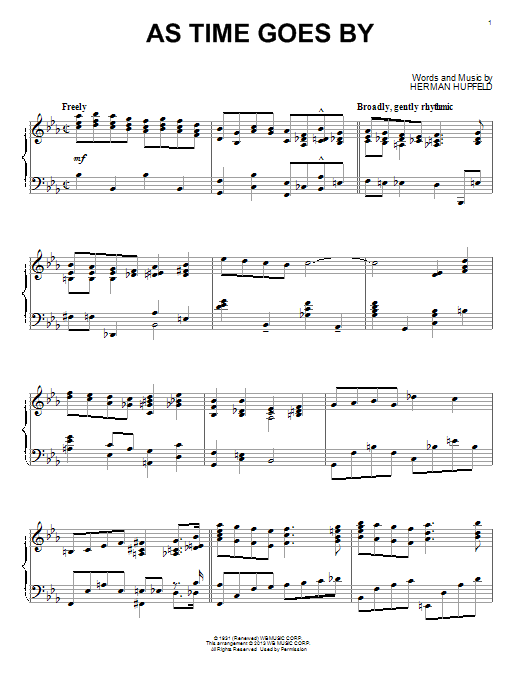 Download Nilsson As Time Goes By Sheet Music