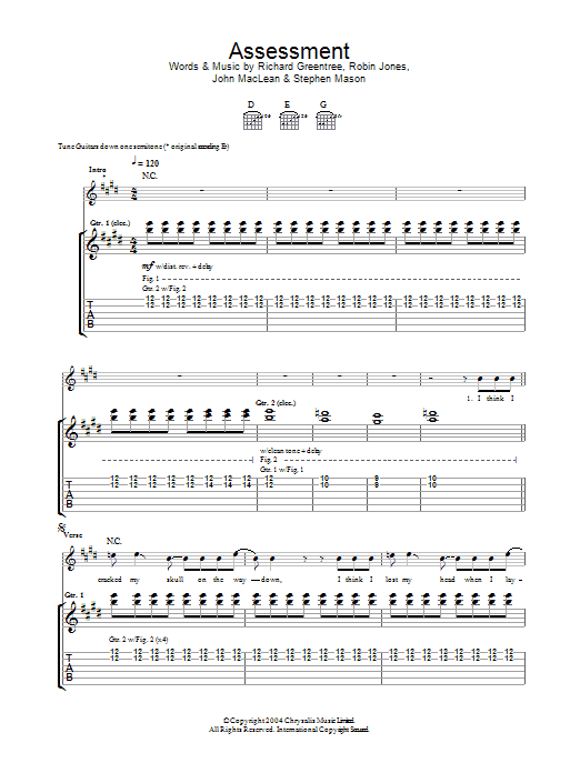 Download The Beta Band Assessment Sheet Music