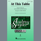 Download Idina Menzel At This Table (arr. Audrey Snyder) Sheet Music and Printable PDF Score for 3-Part Mixed Choir
