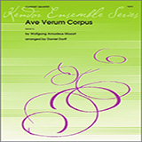 Download or print Ave Verum Corpus - 1st Bb Clarinet Sheet Music Printable PDF 1-page score for Classical / arranged Woodwind Ensemble SKU: 339391.