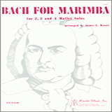 Download or print Bach For Marimba Sheet Music Printable PDF 24-page score for Classical / arranged Percussion Solo SKU: 371430.