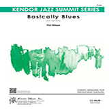 Download or print Basically Blues - Baritone Sax Sheet Music Printable PDF 2-page score for Classical / arranged Jazz Ensemble SKU: 315078.