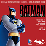 Download or print Batman: The Animated Series (Main Title) Sheet Music Printable PDF 3-page score for Film/TV / arranged Easy Piano SKU: 1267269.