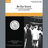 Download or print Be Our Guest (from Disney's Beauty And The Beast) (arr. Steve Delehanty) Sheet Music Printable PDF 6-page score for Barbershop / arranged SATB Choir SKU: 432668.