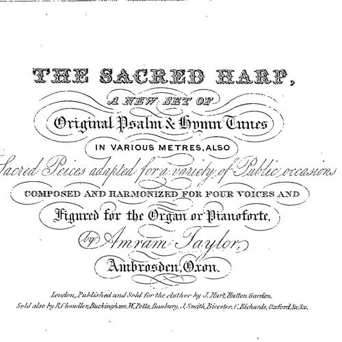 The Sacred Harp image and pictorial