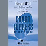 Download or print Beautiful (arr. Mac Huff) Sheet Music Printable PDF 11-page score for Pop / arranged SAB Choir SKU: 435830.