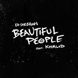 Download or print Beautiful People (feat. Khalid) Sheet Music Printable PDF 7-page score for Pop / arranged Piano, Vocal & Guitar (Right-Hand Melody) SKU: 417438.