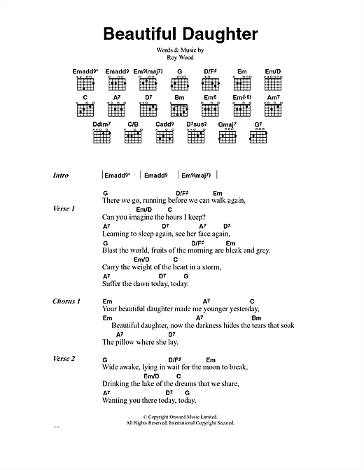Download The Move Beautiful Daughter Sheet Music