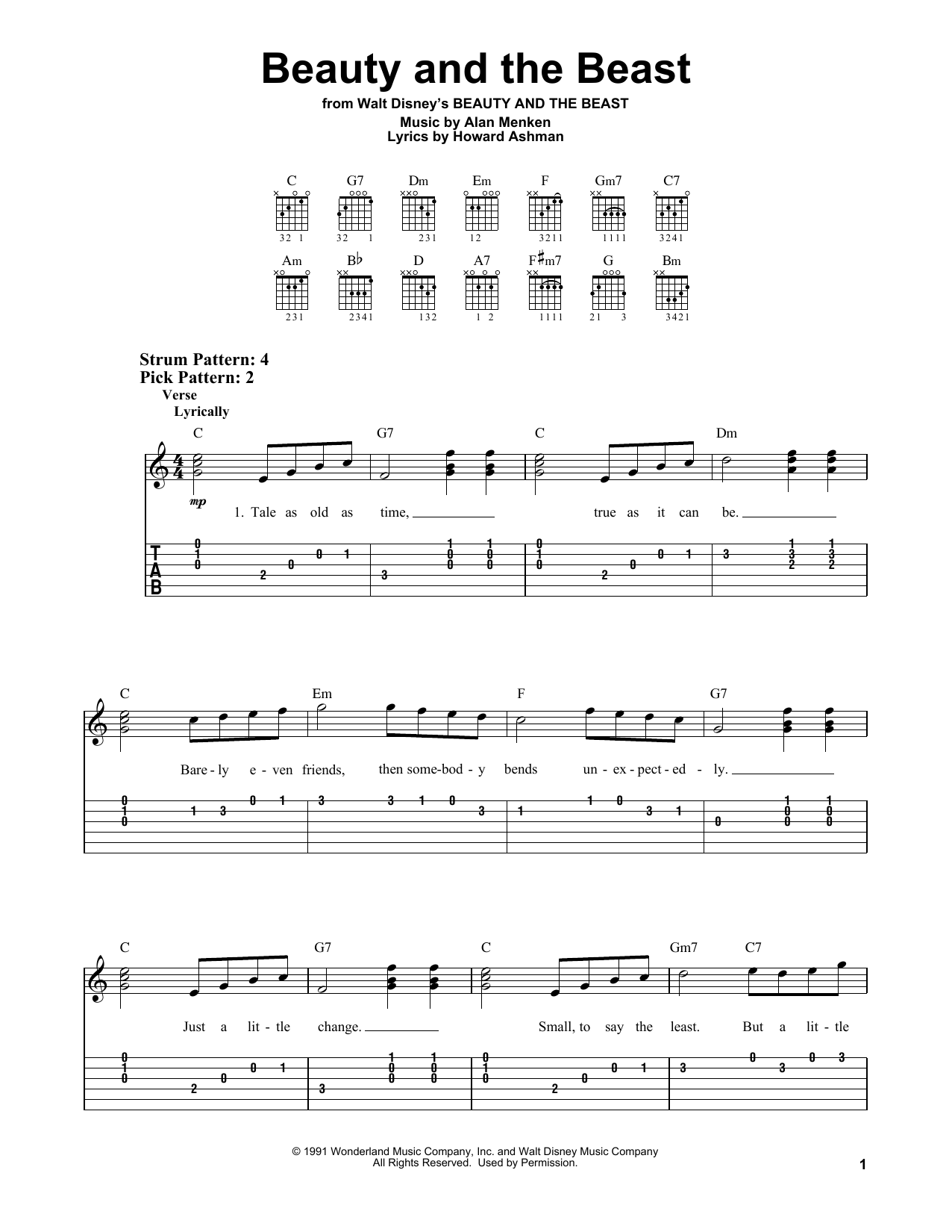 Download Celine Dion & Peabo Bryson Beauty And The Beast Sheet Music