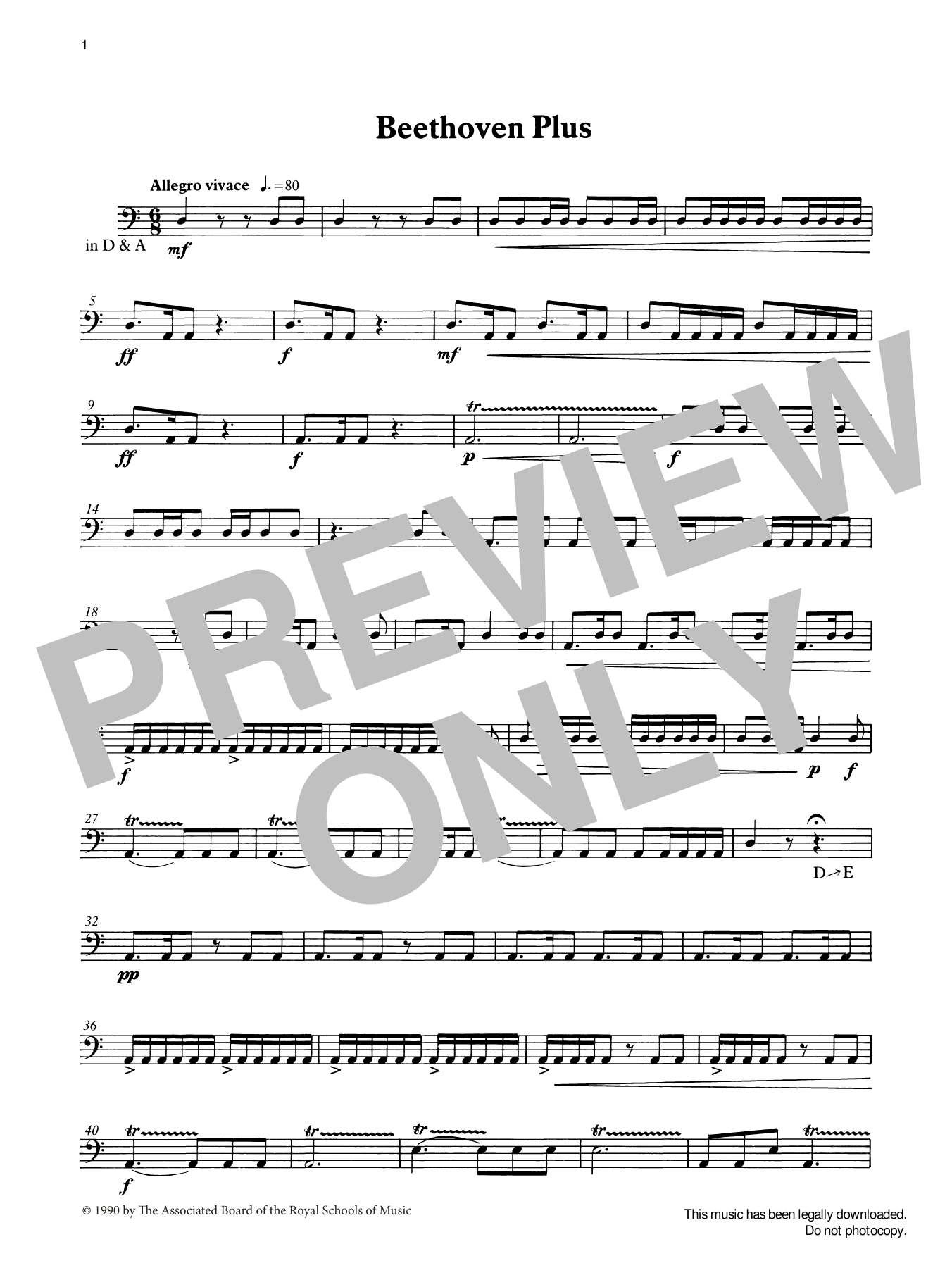 Download Ian Wright Beethoven Plus from Graded Music for Ti Sheet Music