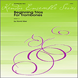 Download or print Beginning Trios For Trombones - 1st Trombone Sheet Music Printable PDF 4-page score for Classical / arranged Brass Ensemble SKU: 322137.