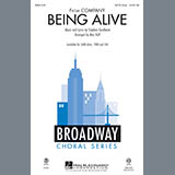 Download or print Being Alive (from Company) (arr. Mac Huff) Sheet Music Printable PDF 11-page score for Pop / arranged SATB Choir SKU: 89318.