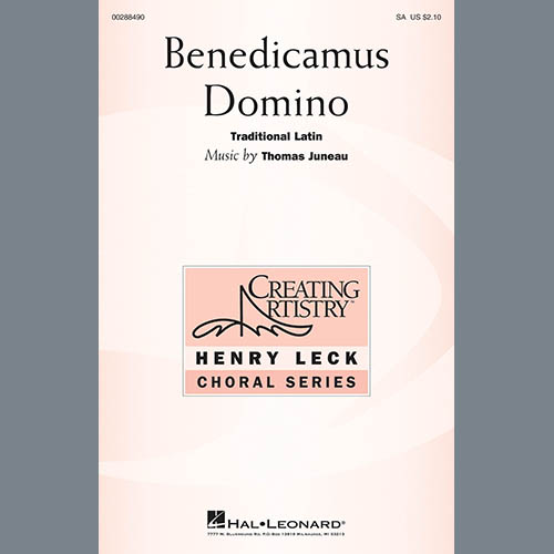 Download Thomas Juneau Benedicamus Domino Sheet Music and Printable PDF Score for TB Choir