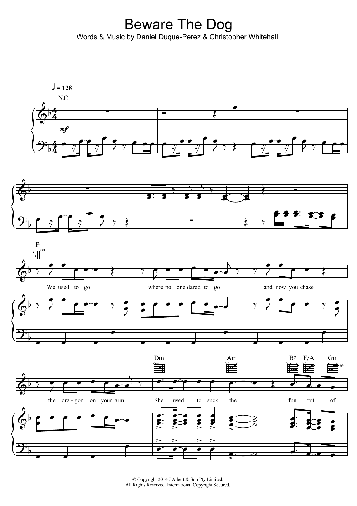 Download The Griswolds Beware The Dog Sheet Music