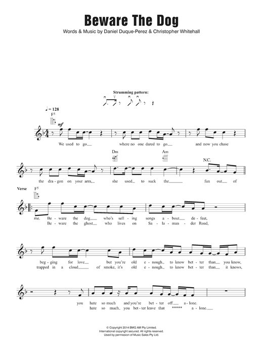 Download The Griswolds Beware The Dog Sheet Music