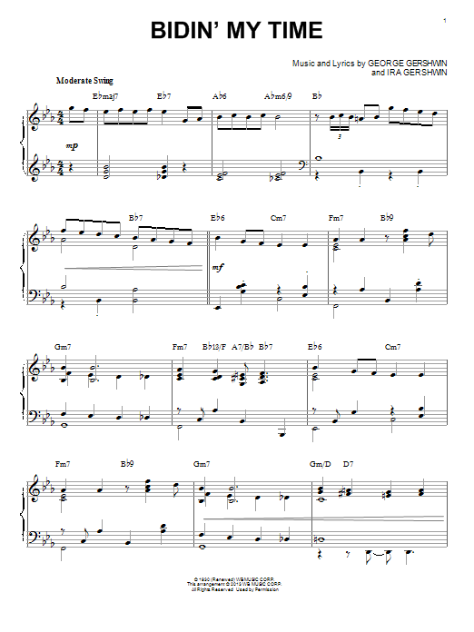 Download George Gershwin Bidin' My Time [Jazz version] (arr. Bre Sheet Music