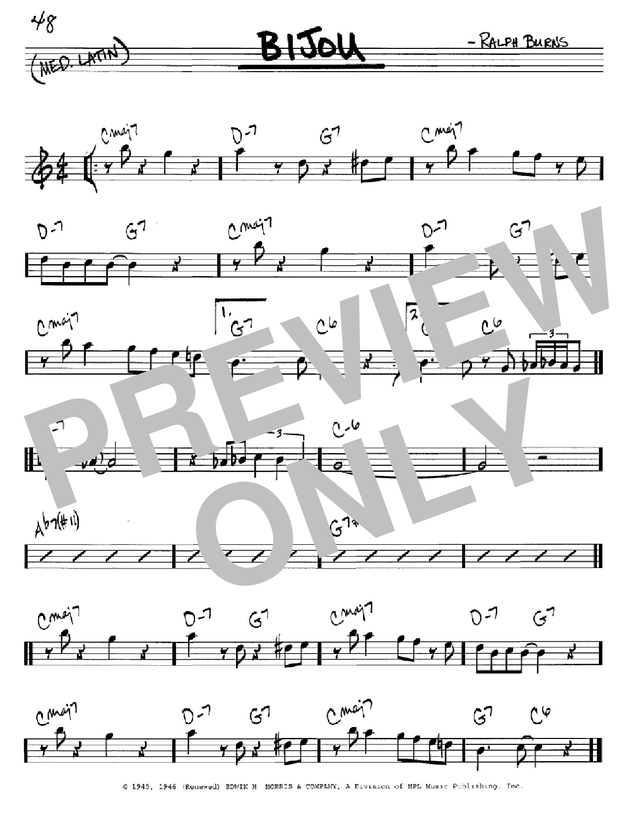 Download Woody Herman Bijou Sheet Music