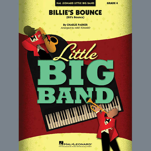 Download or print Mike Tomaro Billie's Bounce - Alto Sax/Bari Sax Sample Solo Sheet Music Printable PDF 1-page score for Jazz / arranged Jazz Ensemble SKU: 356750.