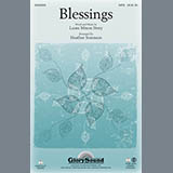 Download or print Blessings (arr. Heather Sorenson) Sheet Music Printable PDF 14-page score for Christian / arranged SATB Choir SKU: 86233.