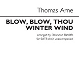 Download or print Blow, Blow, Thou Winter Wind (arr. Desmond Ratcliffe) Sheet Music Printable PDF 7-page score for Winter / arranged SATB Choir SKU: 527588.